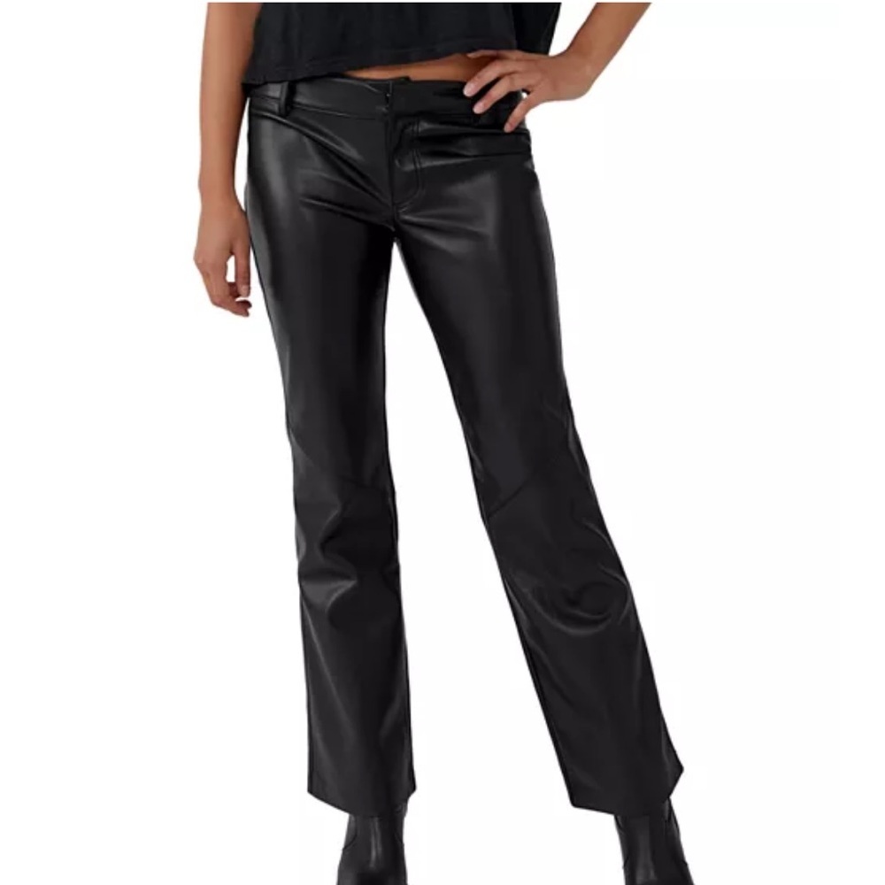 Free People Black Flare Pants - Picture 4 of 8